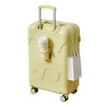 K3114 Suitcase Women's Trolley Box High-value Boarding Suitcase Silent Spinner Wheel