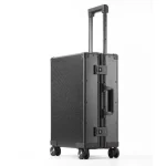 KF6622224 Travel Suitcase Aluminum Frame Trolley Luggage ABS and PC Material Carry-on Cabin Suitcase