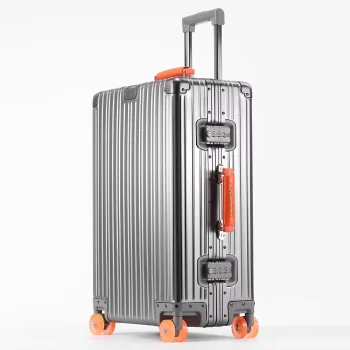 K3174 Trolley Luggage Aluminum Frame Rolling Luggage Case