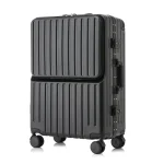 K3254 Luggage 20 inch Female 2025 New Wide Handle Suitcase Front Opening Trolley Case
