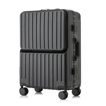K3254 Luggage 20 inch Female 2025 New Wide Handle Suitcase Front Opening Trolley Case