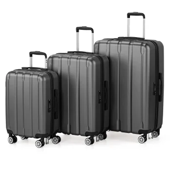 K3218 Suitcase Large Capacity Trolley Suitcase With Cup Holder Roller Suitcase