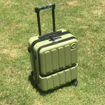 K3264 Front Opening 20 inch Trolley Case With wheels Password Travel Suitcase