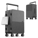 K3216 Lightweight 22 Carry on Luggage Hard Shell Suitcase with 360°Spinner Wheel
