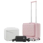 K3041 Carry on Luggage with Front Open Door &Laptop Interlayer Hard Shell Suitcase