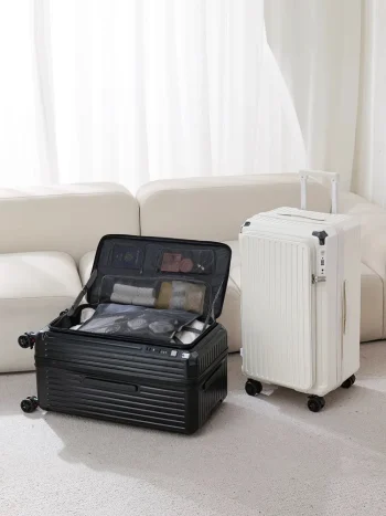 K3089 New side opening large capacity luggage women's password luggage