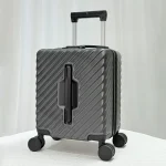 K3310 Luggage Small Carrying Case with Handle Combination Lock Light Tone Universal Wheel