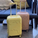 K3072 With Cup Holder Suitcase Universal Wheel Trolley Case Lightweight 20 inch Cabin Case