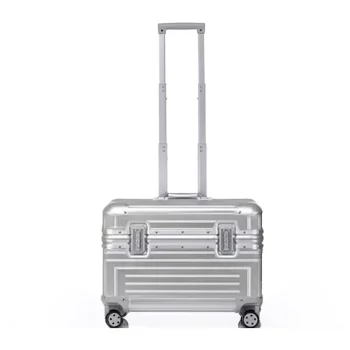 K3233 All aluminum magnesium alloy suitcase camera case TSA customs lock travel bags
