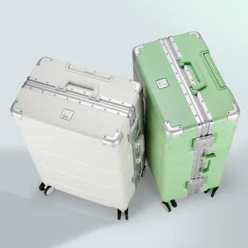 K-K1743 New Trolley Suitcase Suitcase with Hook Universal Wheel Zipper