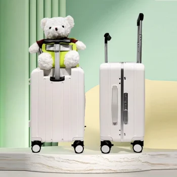 K3155 Travel Suitcases Carry on Luggage Children Baby Stroller Trolley Case