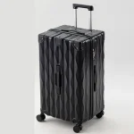 K3242 Five Wheel Suitcase Trip Large Capacity Luggage with USB Cup Holder