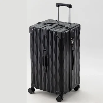 K3242 Five Wheel Suitcase Trip Large Capacity Luggage with USB Cup Holder