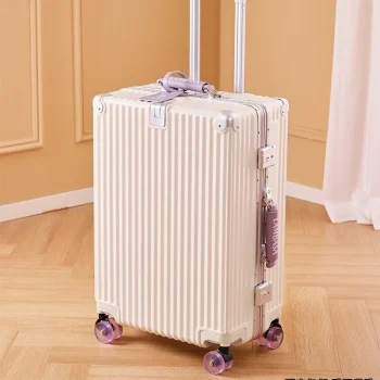 KF104604 Double Trolley Luggage Children can Mount 20-inch Travel Large capacit Suitcases