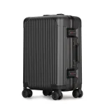 KF63251244 Travel Suitcase Aluminum Frame Trolley Luggage ABS and PC Material Carry-on Cabin Suitcase