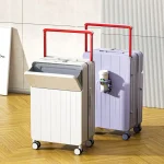 K3124 Multifunctional pull rod box front opening password travel luggage boarding Travel box