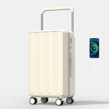 K3272 Wide tie rod suitcase female new sturdy thickened durable travel luggage