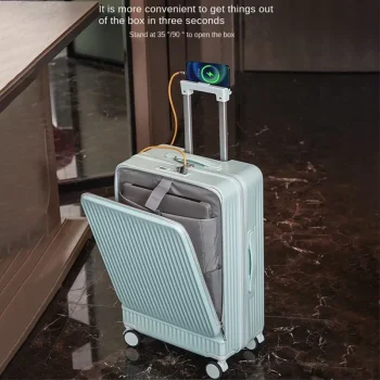 K-K2533 Aluminum Frame Suitcase Wheel Boarding Rolling Luggage