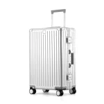 K3220 Aluminum-magnesium alloy Travel Suitcase Rolling Luggage Trolley Case