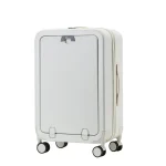 K3263 New Suitcase Large Capacity Front Opening Luggage Trolley Password Suitcases