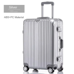 KF6323244 Travel Suitcase Aluminum Frame Trolley Luggage ABS and PC Material Carry-on Cabin Suitcase