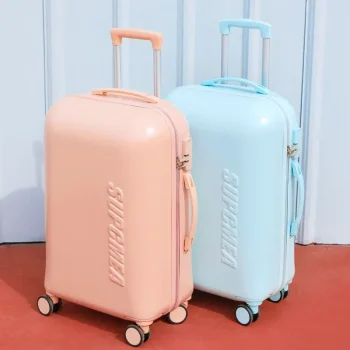 K3472 Cabin Rolling Luggage combination lock travel suitcases with mute wheels