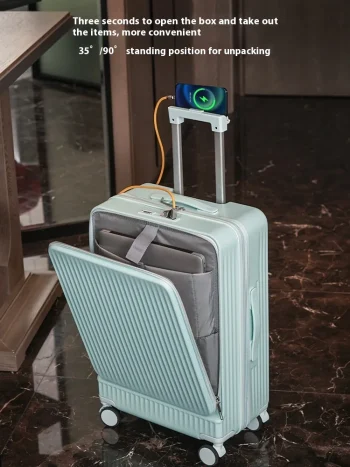 K3416 New Multi-Functional Password Luggage Trolley Case Wholesale