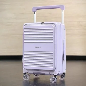 K3377 Wide Handle Trolley Suitcase Scalable Large Capacity Case