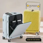 K3507 Travel Suitcase Luggage Laptop Boarding Case USB Charging Trolley Case