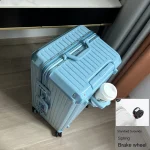 K3524 Large Size suitcase 34 inch Aluminium Framed Five Wheel Trolley Case