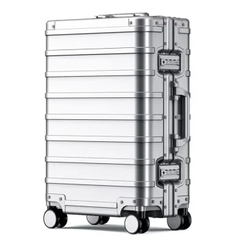 K3527 New All aluminum travel luggage high end fashion trolley suitcase