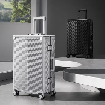 K3525 All-magnesium-aluminum alloy Travel Suitcase Rolling Luggage