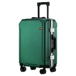 K3394uggage New Aluminium Frame Carry-on Suitcase Universal Wheel Zipper