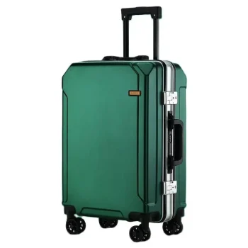 K3394uggage New Aluminium Frame Carry-on Suitcase Universal Wheel Zipper