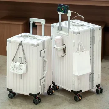 K3397 Suitcase 32 inch Aluminum Frame Password Trolley Case