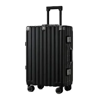 K3319 Aluminum frame rolling luggage ABS+PC suitcases