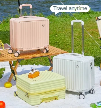 K3326 Luggage 2025 Fashion Small Luggage Lightweight Travel Trolley Case with Combination Lock