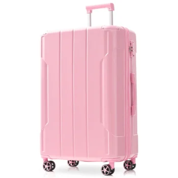 K3476 Hardshell Luggage Lightweight Durable ABS Suitcases with Double Wheels