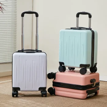 K3386 Trolley Fashionable Travel Suitcases Fashionable ABS Mini Boarding Carry-On Cases