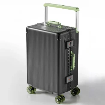 K3438 New Wide Handle Suitcase High Quality Password Trolley Luggage