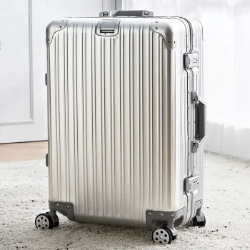 K3322 Aluminum-magnesium Alloy Travel Suitcase High Quality Rolling Luggage