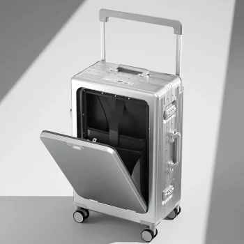 K3380 Wide Trolley Luggage Front Multifunctional Business Computer Suitcase