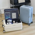 K3331 Front-Opening Luggage New Expandable Multi-Functional Rolling Suitcase