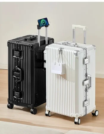 K3398 Durable Thickened Aluminium Frame Trolley Case