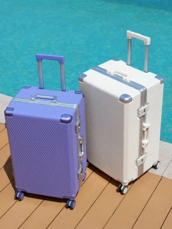 K3417 Suitcase Strong and Durable Trolley Luggage Thickened Aluminum Frame