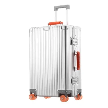 K3335 Women Men 2025 New Aluminum Suitcase 20"inch Carry on Rolling Luggage