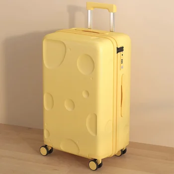 K3408 Luggage with USB Large Capacity Aluminum Frame Zipper Suitcase