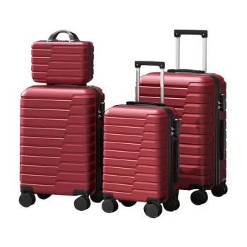 K3385 Large Capacity Luggage Sets of 4 Pieces Lightweight Suitcase